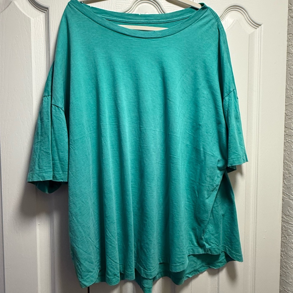 Aerie Teal Long Sleeve Tee